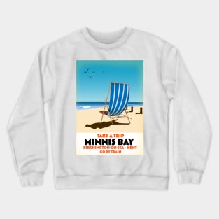 Minnis Bay ,birchington-on-sea Crewneck Sweatshirt